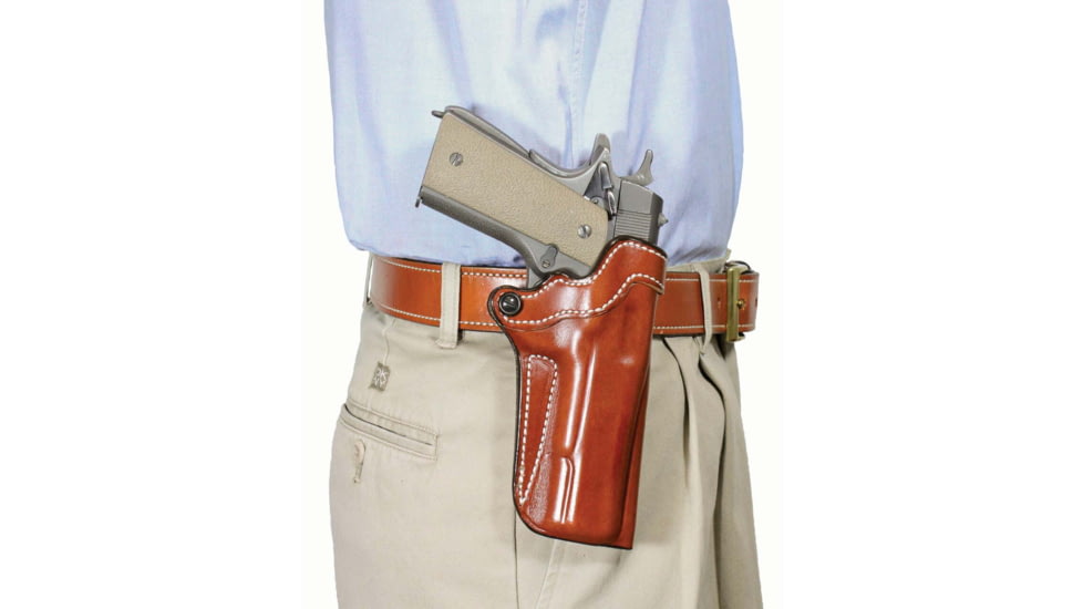 DeSantis Top Cop 2.0, Left Hand, Fits Spr 1911-A1 5in,Colt Gov Mdl 45,1911,Com,Kim Cstm/Ryl 1911,CDP,SW 1911 5in,Para P13,P14, Tan 139TB21Z0