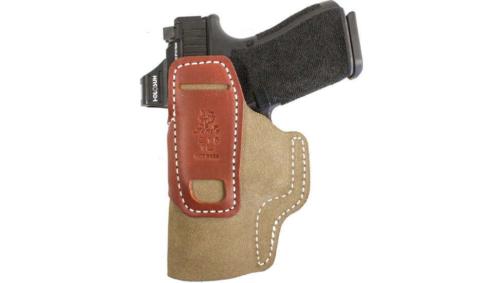 DeSantis Transit Leather IWB Holster, Glock, Walther, SIG Sauer, Heckler &amp; Koch, Ambidextrous, Kydex, Natural, 215NJB6Z0