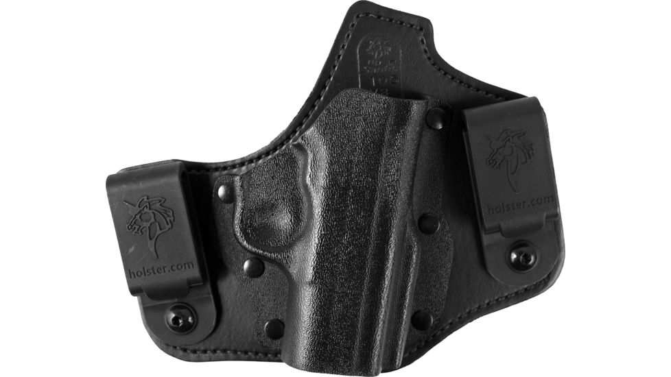 DeSantis Tuckable Adjustable Pistol Holster, Black, Right, 105KAV8Z0