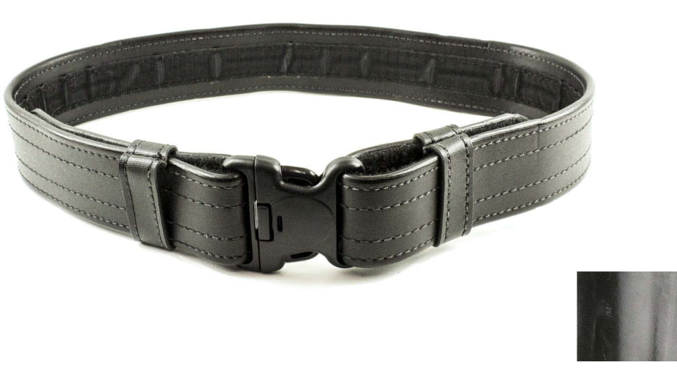 DeSantis Veritas 2 1/4in Duty Belt, Plain, Black, 20-26, 850BJG1TRI
