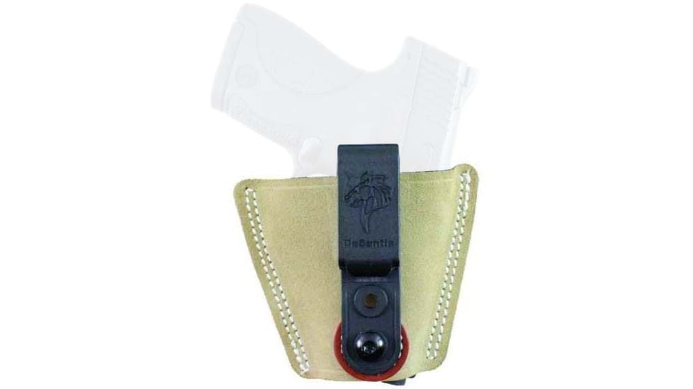 DeSantis Versa-Tuk IWB Holster, Ambidextrous, for Small Revolvers, Suede, Natural, 141NJG1Z0
