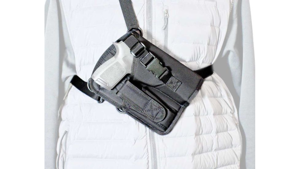 DeSantis Yukon Hunting Rig for Large Semi-Autos, Black, Left Hand, M72BBLAZ0