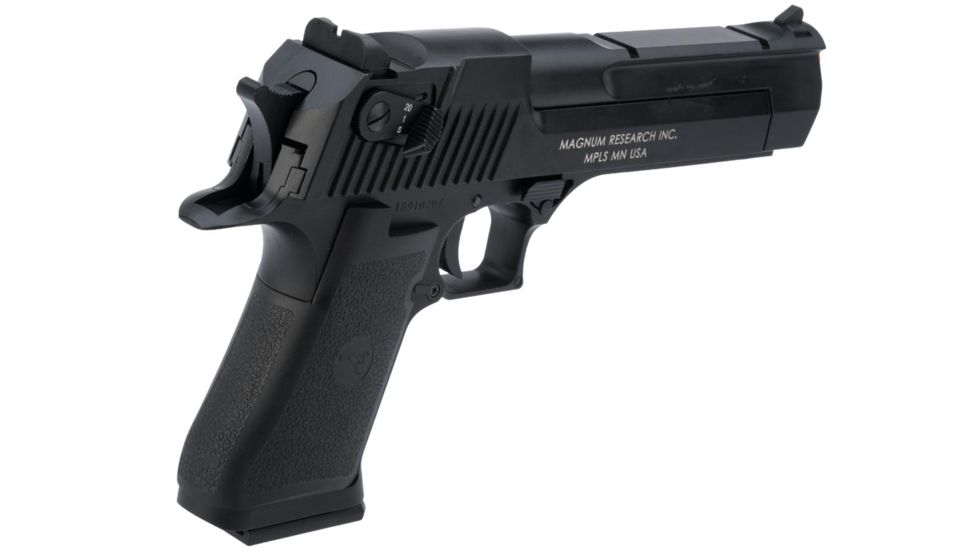 Desert Eagle Magnum Research Licensed CO2 Gas Blowback Airsoft Pistol, Semi/Full, Auto, Metal by KWC, Black, Medium, 90505C / 090505