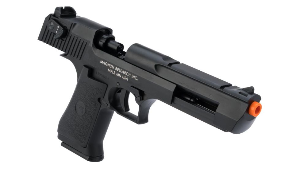 Desert Eagle Magnum Research Licensed CO2 Gas Blowback Airsoft Pistol, Semi/Full, Auto, Metal by KWC, Black, Medium, 90505C / 090505