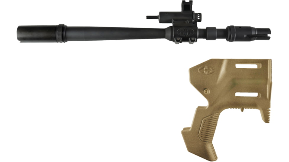 Desert Tech MICRON Side Eject Barrel &amp; Grip Kit, 5.56x45mm NATO/ .223 Remington, 11.5in Barrel, Flat Dark Earth, MDR-CK-B11-SE-F