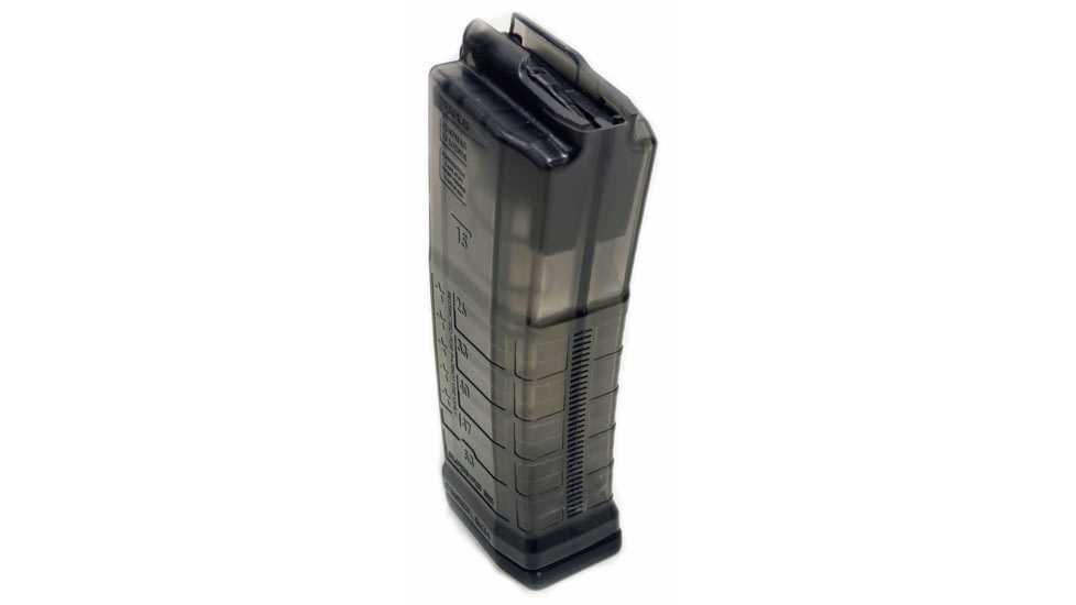 Desert Tech QTRMGB53 Quadmag-53 53rd 5.56x45mm NATO Fits Quattro-15 Lower Clear Plastic, Plastic, QTRMGB53-53RD