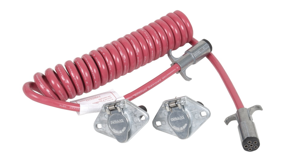 Dethmers Manufacturing Company Demco 6 Way Coiled Auxiliary Lighting Cable, 9523006