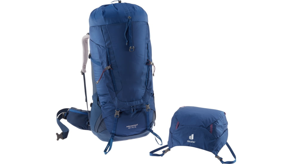Deuter Aircontact 60 + 10 SL Backpack, Steel/Midnight, 60 + 10 Liter, 332042133990