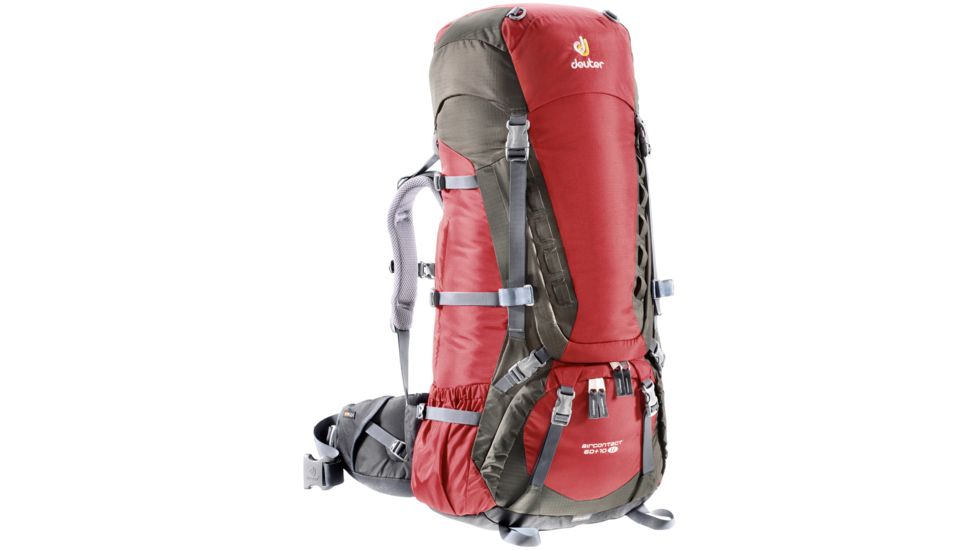 Deuter Aircontact 60 + 10 SL Pack-Cranberry/Stone
