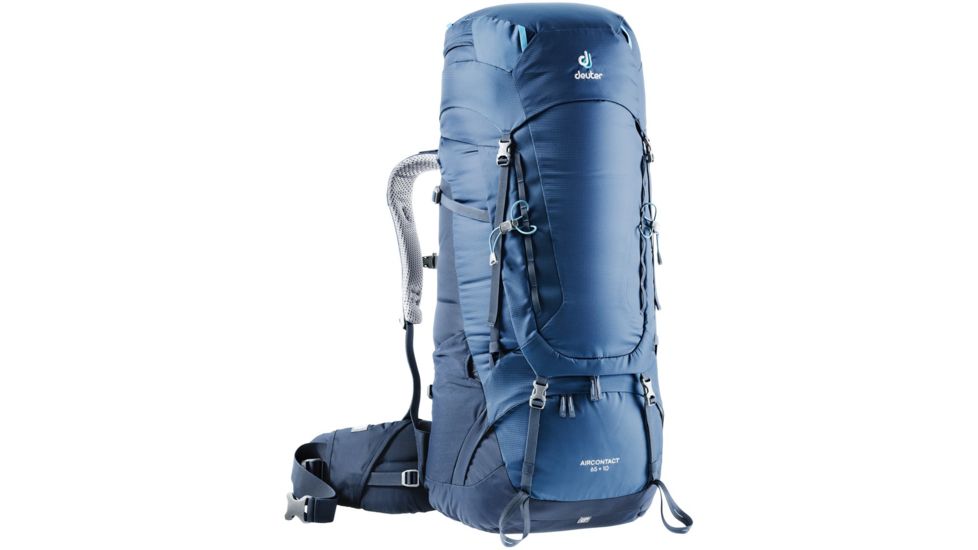 Deuter Aircontact 65 + 10 Backpack - Mens, Midnight/Navy, 75L, 332051933650