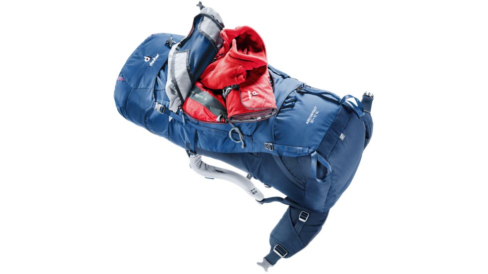 Deuter Aircontact 75 + 10 Backpack - Mens, Midnight/Navy, 85L, 332071933650