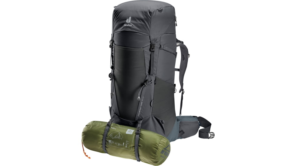 Deuter Aircontact Core 50+10 Backpack - Men's, Graphite-Shale, 50L, 335132244090