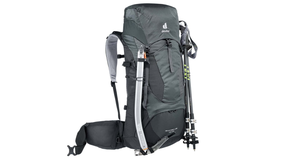 Deuter Aircontact Lite 40 + 10 Backpack, Graphite/Black, 40 + 10 Liter, 334032147010