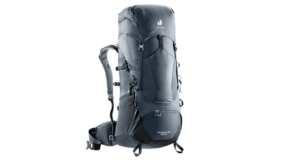 Deuter Aircontact Lite 50 + 10 Backpack, Graphite/Black, 50 + 10 Liter, 334052147010