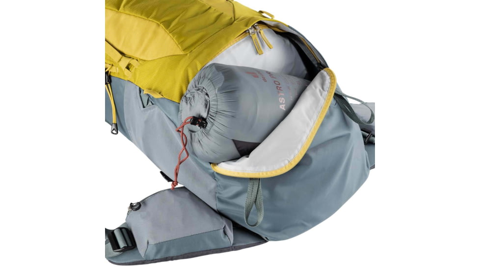Deuter Aircontact Lite 50 + 10 Backpack, Turmeric/Teal, 50 + 10 Liter, 334052182050