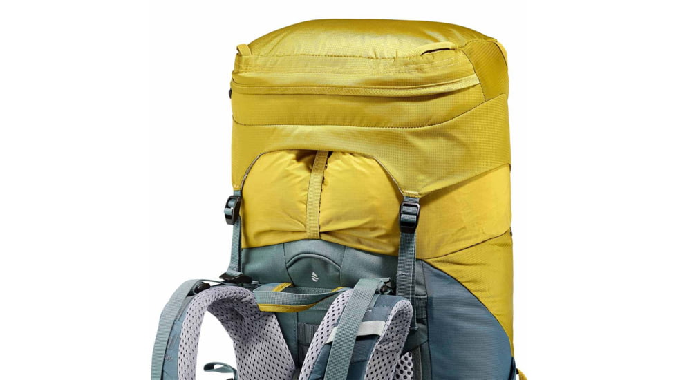 Deuter Aircontact Lite 50 + 10 Backpack, Turmeric/Teal, 50 + 10 Liter, 334052182050
