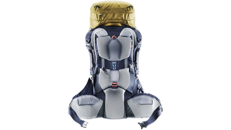 Deuter Aircontact PRO 60 + 15 Backpack, Clay/Navy, 333012063130