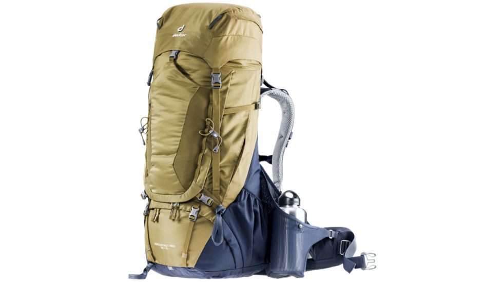 Deuter Aircontact PRO 60 + 15 Backpack, Clay/Navy, 333012063130