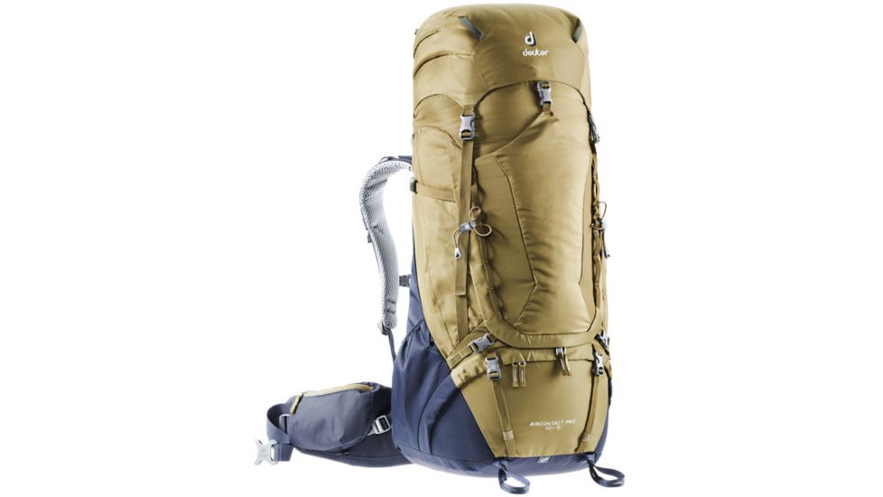 Deuter Aircontact PRO 60 + 15 Backpack, Clay/Navy, 333012063130