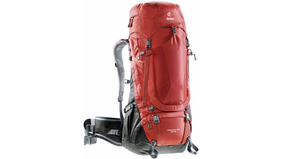 Deuter Aircontact Pro 60 + 15 Backpack - Mens, Lava/Anthracite, 75L, 333011752800