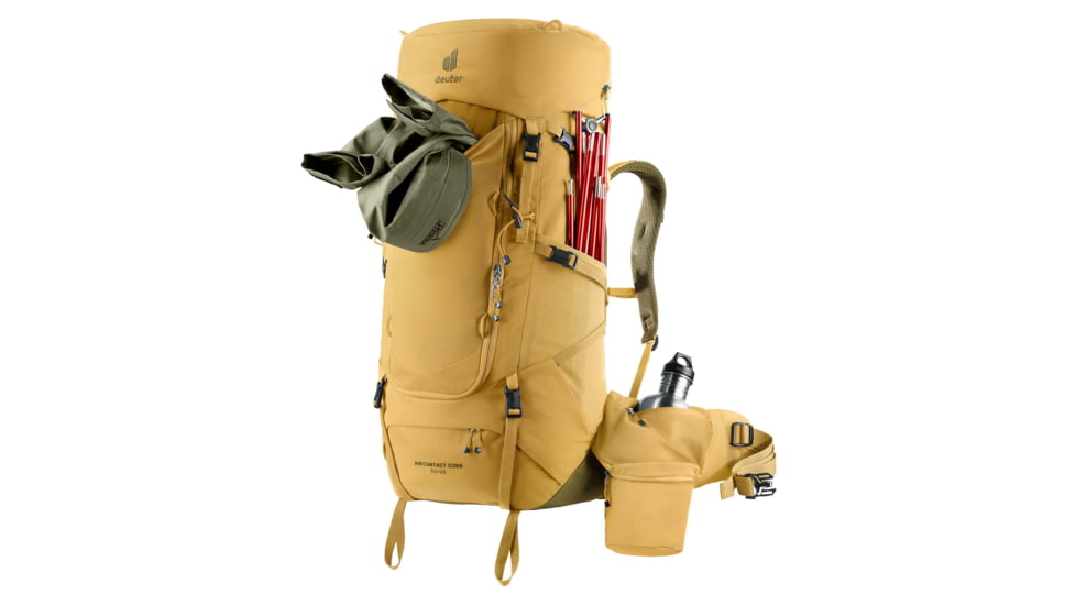 Deuter Aircontact Core 50+10 Backpack, 50L, Savanna/Nori, 335132662160