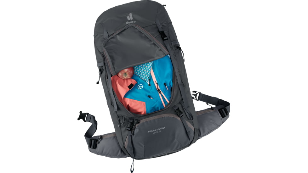Deuter Futura Air Trek 45 + 10 SL Pack - Womens, Black-Graphite, 55L, 340202174030