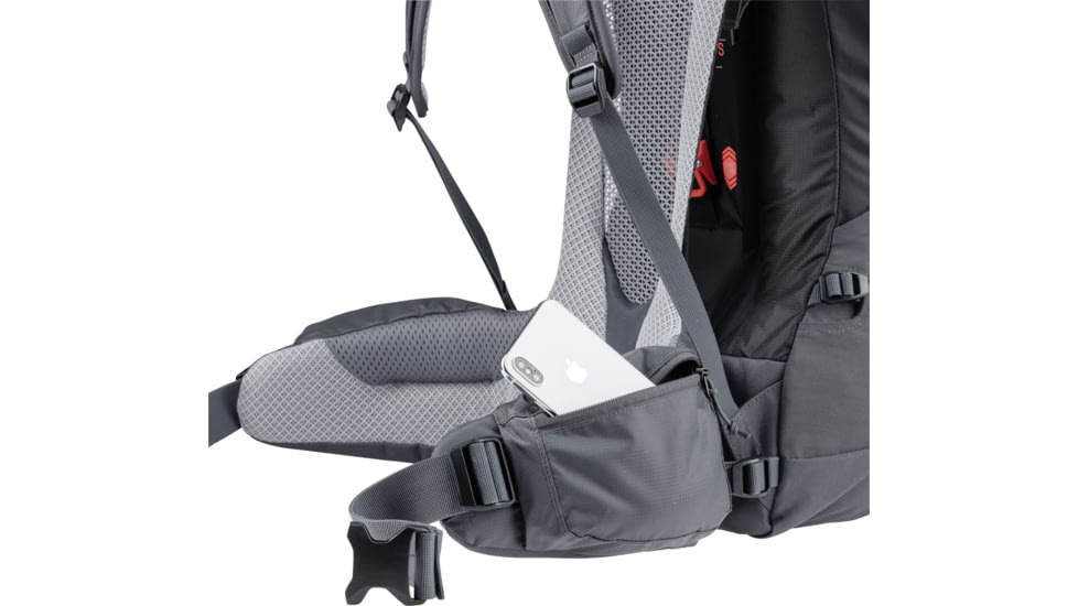 Deuter Futura Air Trek 50 + 10 Pack, Black-Graphite, 60L, 340212174030