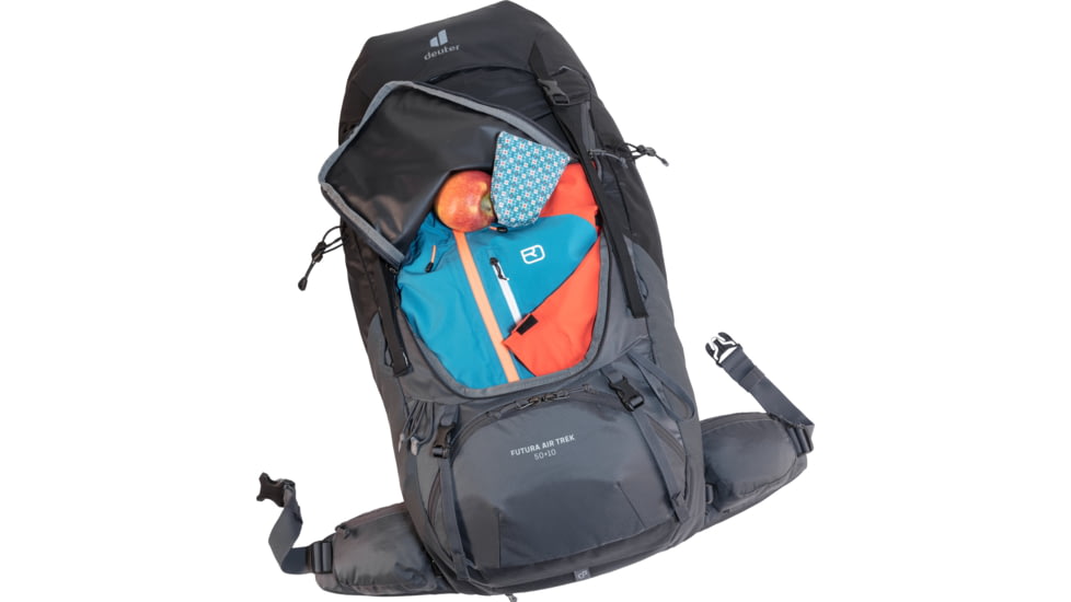 Deuter Futura Air Trek 50 + 10 Pack, Black-Graphite, 60L, 340212174030