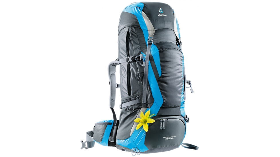 Deuter Futura Vario 55+10 SL Backpack-Granite/Turquoise/Silver, 581866