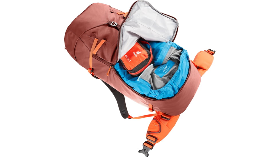 Deuter Guide 44+8 Backpack, Redwood/Papaya, 336172359120