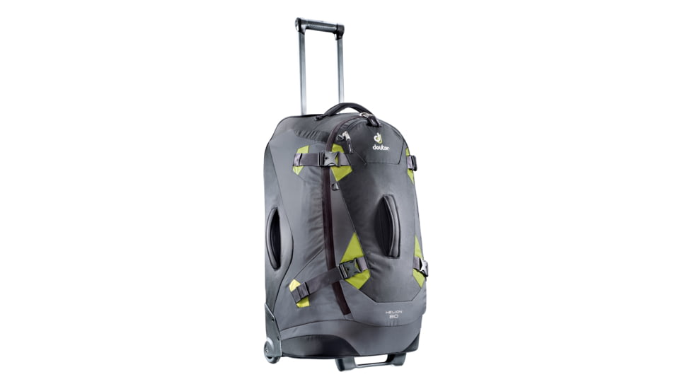 Deuter Helion 80 Wheeled Travel Bag-Black/Moss