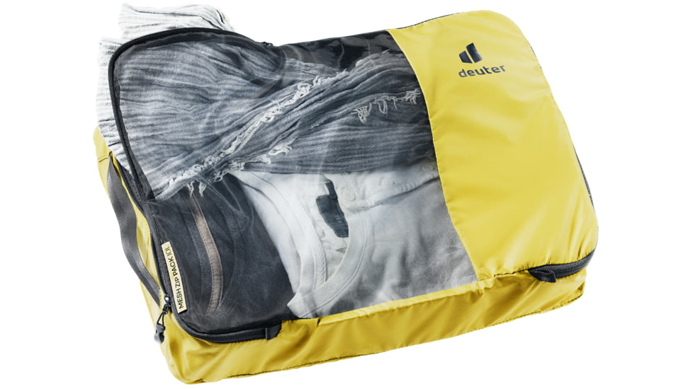 Deuter Mesh Zip Pack 10, Turmeric/Black, 394192187060