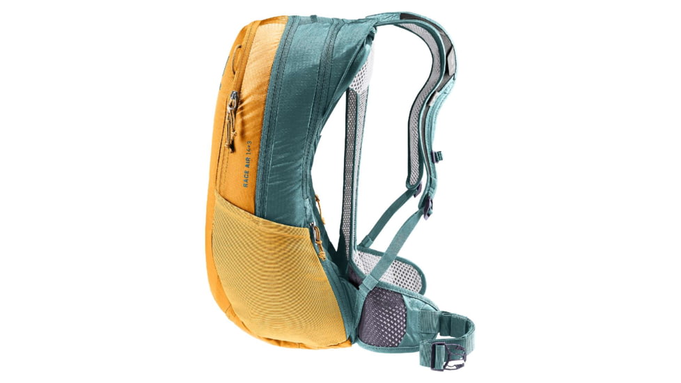 Deuter Race Air 14+3 W/2L Backpack, Cinnamon/Deepsea, 14 L, 320442363240