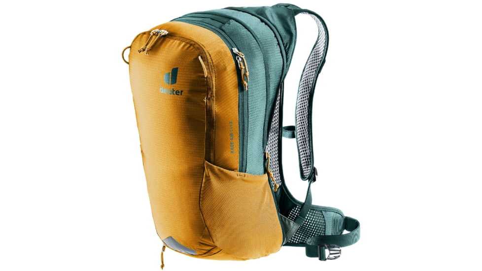 Deuter Race Air 14+3 W/2L Backpack, Cinnamon/Deepsea, 14 L, 320442363240