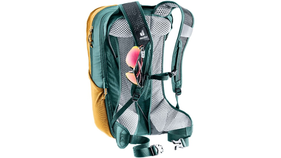Deuter Race Air 14+3 W/2L Backpack, Cinnamon/Deepsea, 14 L, 320442363240
