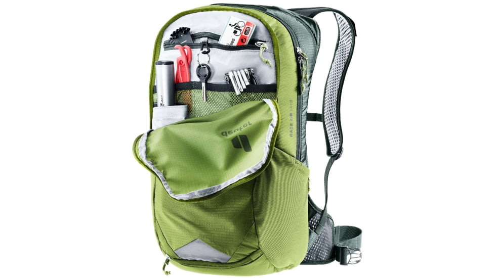 Deuter Race Air 14+3 W/2L Backpack, Meadow/Ivy, 14 L, 320442322910