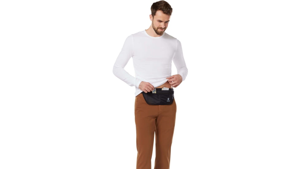 Deuter Security Money Belt II with RFID Block, Black, 394282070000