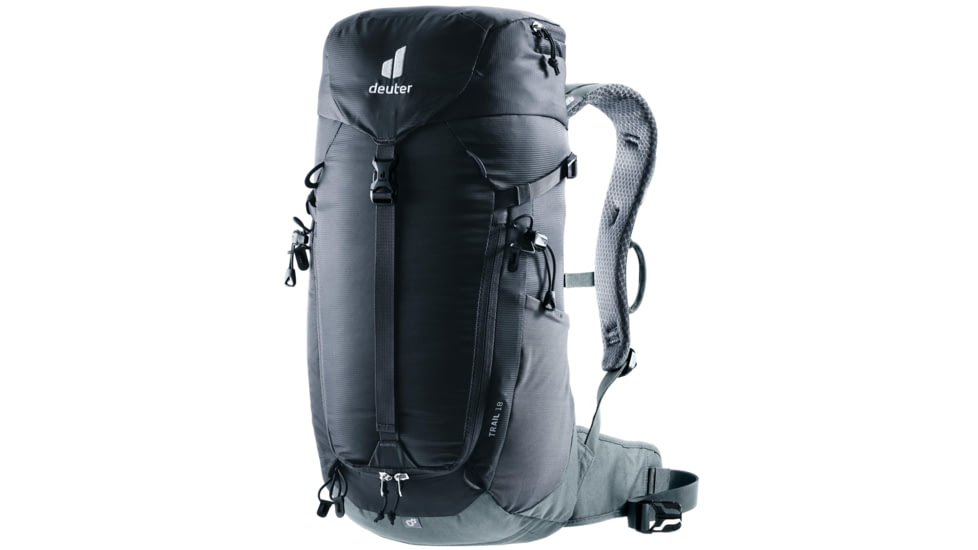 Deuter Trail 18 Backpack, Black/Shale, 344012374110
