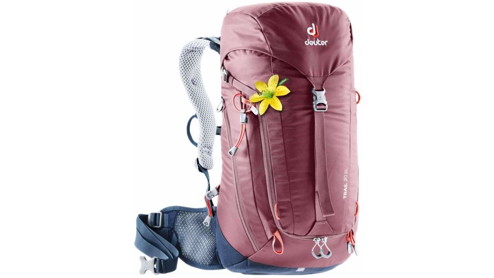 Deuter Trail 20 SL Backpack - Womens, Maroon/Navy, 20L, 344001953220