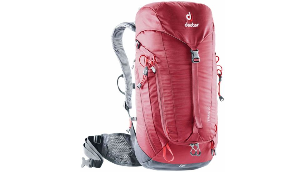 Deuter Trail 22 Backpack - Mens, Cranberry/Graphite, 22L, 344011954250