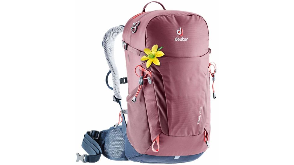 Deuter Trail 24 SL Backpack - Womens, Maroon/Navy, 24L, 344021953220