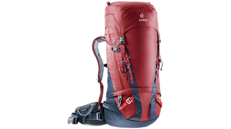 Deuter Guide 45+ Climbing Pack, Male, Cranberry-Navy, One Size, 336131753250