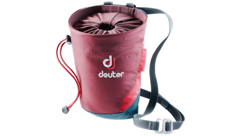 Deuter Gravity Chalk Bag II M Chalk Bag - Unisex, Maroon-Arctic, Medium, 339121953240