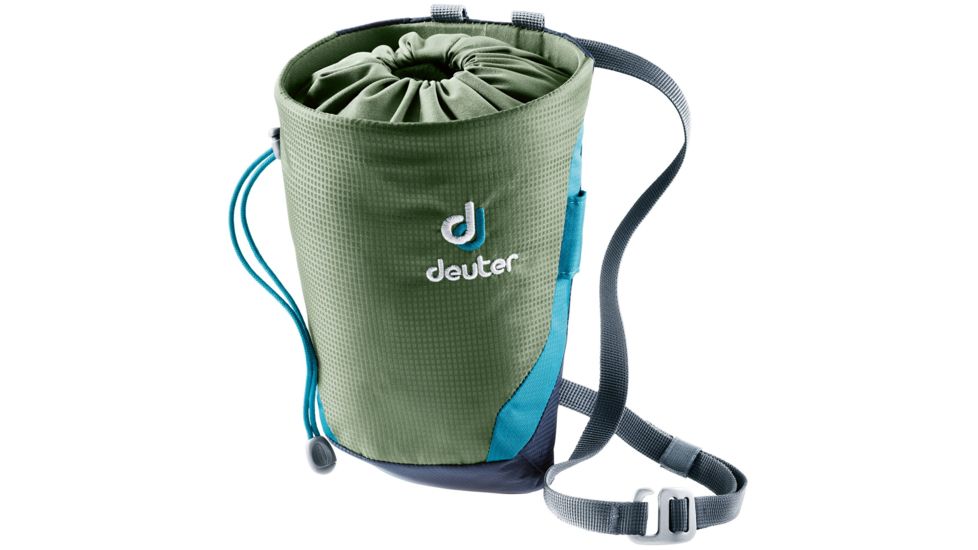 Deuter Gravity Chalk Bag II L Chalk Bag - Unisex, Khaki-Navy, Large, 339131923250