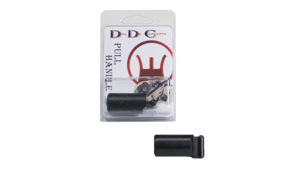 Devil Dog Concepts Extended Competition Pull Handle, Impact Resistant Polycarbonate, Black, DD-303.6