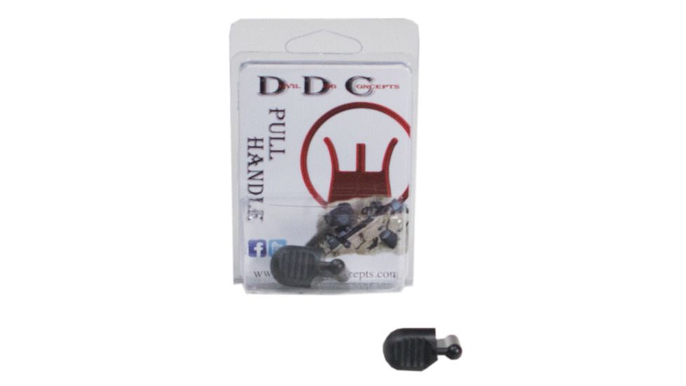 Devil Dog Concepts Subdued Pull Handle, Impact Resistant Polycarbonate, Black, DD-303.5