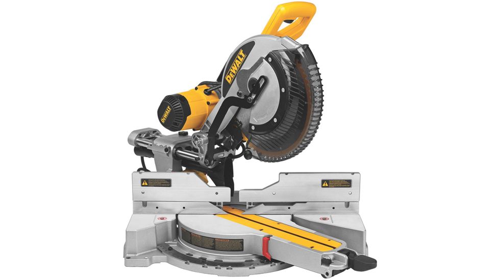 DeWALT 12in Double Bevel Sliding Compound Miter Saw, Yellow/Black DWS780