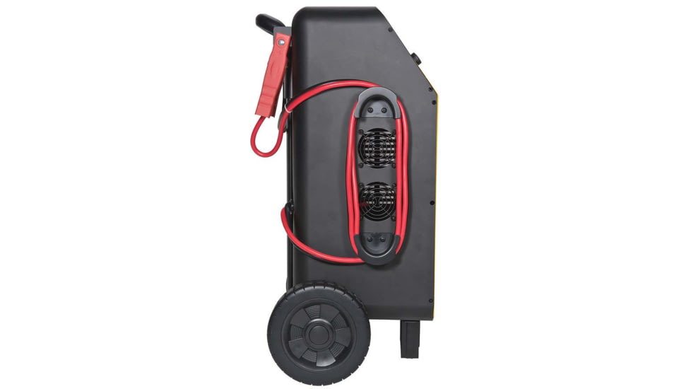 DeWALT 40 Amp Professional Rolling Battery Charger, 3 Amp Maintainer With 200 Amp Engine Start, Yellow/Black, DXAEC200