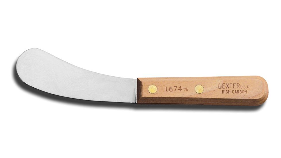 Dexter Outdoors Traditional 4in Carbon Steel Beaver Skinner Knife, Rosewood handle, 1674-1-2