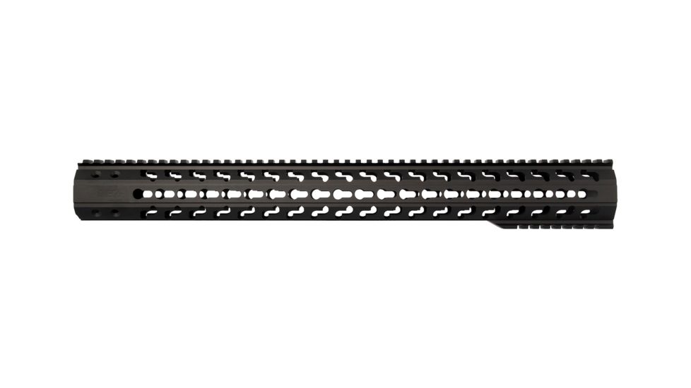 DEZ Arms AR-10 .308 Keymod Handguard, 19.31 inch, SS Extended Length, Anodized, Black DZT-KM10-19